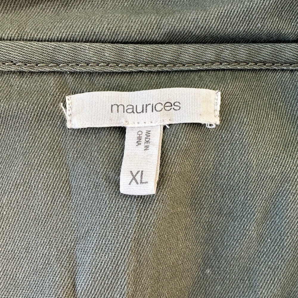 Maurice’s Jacket. Size XL. Army Green. - Picture 3 of 6